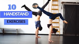 Get a good handstand with 10 handstand exercises