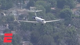 LeBron James' plane arrives in Los Angeles before the start of free agency | NBA on ESPN