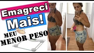 DIÁRIO DA DIETA - ATINGI O MENOR PESO ATÉ HOJE - 31KG OFF
