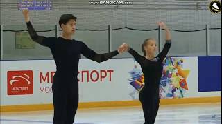 Таисия Собинина - Никита Володин КП Первенство Москвы среди юниоров 2019