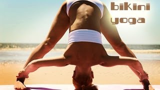 BIKINI YOGA WORKOUT | SUPER HOT LEGS | BEACH BODY