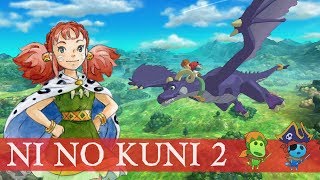 Ni no Kuni 2 Revenant Kingdom Прохождение (Русские субтитры) Часть1 Темный рыцарь (PC)