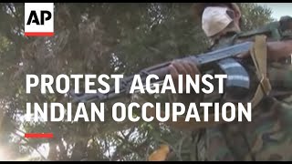Protest against Indian occupation of part of Kashmir 67 years ago