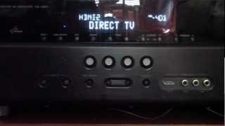 YAMAHA RX-V671 3D RECEIVER REVIEW HDMI AUDIO VIDEO PASS THROUGH ARC RETURN DIRECT TV
