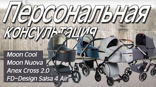 Сравниваем Anex Cross - Moon Cool - Moon Nuova - FD-Design Salsa 4 Air.
