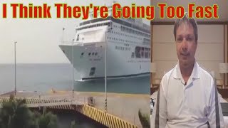 Woman missing off cruise ship - cruise ship crashes into dock