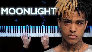 XXXTENTACION - MOONLIGHT | Piano tutorial