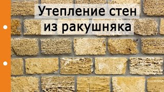Как и чем утеплять стены дома из РАКУШКИ? Пенопласт или базальт?