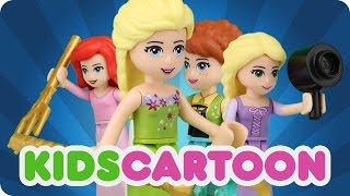 ♥ LEGO Disney Princess SUPER ADVENTURES with Ariel Frozen Elsa Merida Rapunzel Jasmine