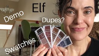 Elf Bite Size palettes: Comparisons/Swatches/review