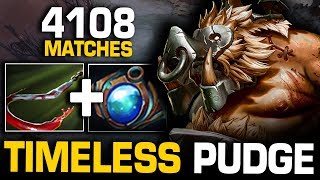 MASTER TIER Timeless Pudge NONSTOP GANK IMBA MAX RANGE HOOKS! | Pudge Official