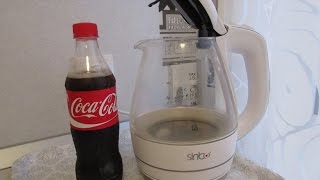 Как убрать накипь колой !!!