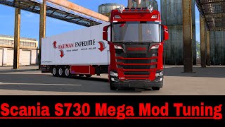 Scania S730 Mega Mod Tuning ETS2 (Euro Truck Simulator 2)