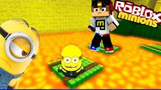 Спасаем МИНЬОНОВ в ROBLOX новые приключения мульт героя как в мультике гадкий я Миньоны от ЕвгенБро