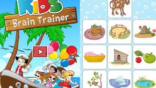 Kids Brain Trainer Match it, Memory Games / For Children / Baby / Android Gameplay Video