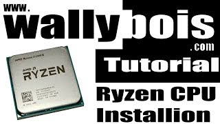 How To Install Ryzen 1600x CPU on AM4 socket of MSI  Tomahawk  B350 Motherboard 2017