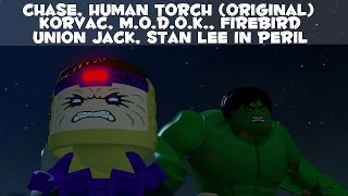 LEGO: Marvel Avengers - CHASE, HUMAN TORCH, KORVAC, M.O.D.O.K., FIREBIRD, UNION JACK, STAN LEE