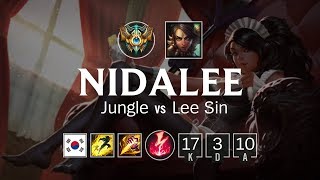 Nidalee Jungle vs Lee Sin - KR Challenger Patch 8.13