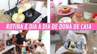 Organizando as compras e apê | Lanche da tarde dia chuvoso | Recebido que amo