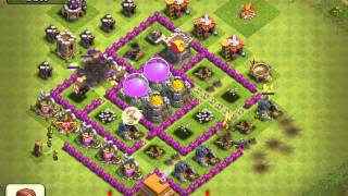 【COC　クラクラ】攻め方　ヒーラー＆ジャイアント