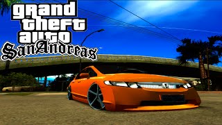 Honda Civic na FIXA e com Som - GTA SAN ANDREAS