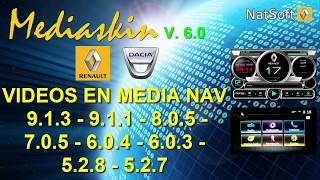 Videos en Media Nav 9.1.3-8.0.5 - 7.0.5 - 6.0.4 - 5.2.8 Mediaskin V.6.0