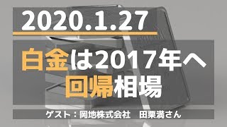 (20.1.27) 白金は2017年への回帰相場～岡地株式会社・田栗満さん「TOCOMスクエアTV」商品先物相場展望