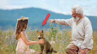 Внучка, это же не щенок, это волчонок! Ахнул дед и взял малыша на руки. Сейчас мы его откормим!
