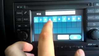 Как вводить код Nissan Connect / How enter radio code Nissan Connect