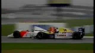 Ｆ1　1993　ドニントン　の　Ayrton Senna