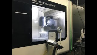 DMG/Mori Seiki DMU 125P DuoBlock Universal Milling Machine m/c #396287