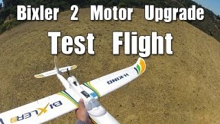 Bixler 2 Motor Upgrade: TEST FLIGHT