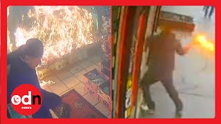 New York Deli DESTROYED in Fire Bomb Attack