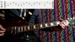 How to Play - "PET SEMATARY" w. tabs - RAMONES / STARCRAWLER guitar lesson