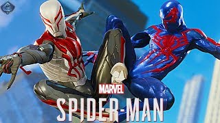 Spider-Man PS4 - 2099 Suits Free Roam Gameplay!