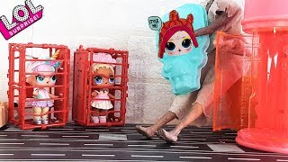 КУКЛЫ ЛОЛ СЮРПРИЗ МУЛЬТИК! КАК СПАСТИ СЕМЕЙКУ ЛОЛ #HAIRGOALS SERIES 5 WAVE 2 от Гренни ЛОЛ #мультики