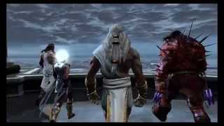 God of War 3: R - Opening Mount Olympus Titans Vs Gods Battle (Gaia, Zeus, Kratos) 1080p 60FPS PS4