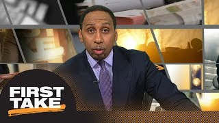 Stephen A. Smith is 'very, very concerned' bad luck is following the Warriors | First Take | ESPN