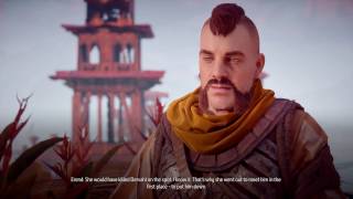 Horizon Zero Dawn - The Sun Shall Fall: Aloy to Erend "You're A Good Captain" "She Likes Me" Scene
