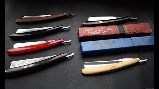 Бритвы после заточки - W&B Masonic razor, ERN, ЗТВ Парикмахерская №2 и другие