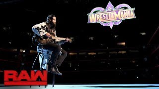 Elias dedicates a new song to "Woken" Matt Hardy: Raw, Jan. 29, 2018