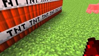MINECRAFT - майнкрафт взрывы: взрыв и разрушение деревни