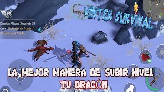 LA MEJOR MANERA DE SUBIR A TU DRAGÓN DE NIVEL Y RECOLECTAR OBJETOS | WINTER SURVIVAL | SEPIGAMER.