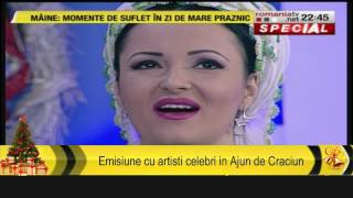 Silvana Riciu- colind (din editia speciala de Ajun de Craciun) la RomaniaTv
