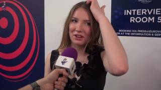 Eurovision 2017 - Belgium - First reaction Blanche after final