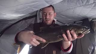 Winter Update! Some good lake trout through the ice, and the BWCAW permit system meltdown.