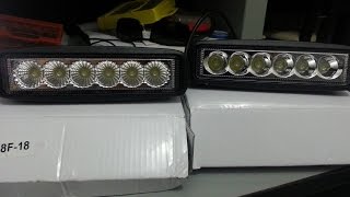 BARRA LED 6 PULGADAS 18W EPISTAR LED BAR SPOT FLOOD