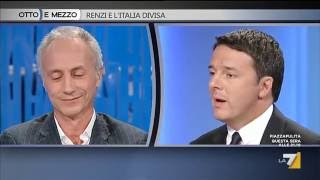 Renzi - Travaglio a "Otto e mezzo" - LA 7 - 22 Settembre 2016