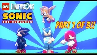 LEGO Dimensions - Sonic The Hedgehog Story Walkthrough (Part 1/3)