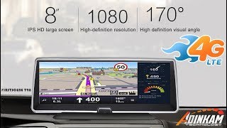 Firstscene T98-4G Dashboard with Dual Cameras Recorder GPS Bluetooth WIFI